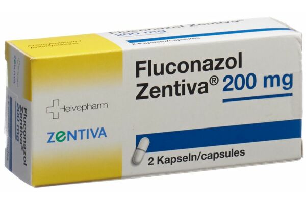 Fluconazol Zentiva caps 200 mg 2 pce