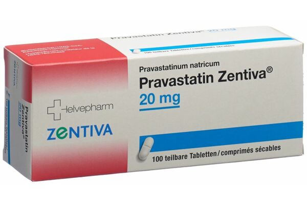 Pravastatin Zentiva cpr 20 mg 100 pce