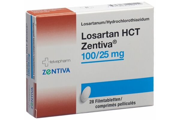 Losartan HCT Zentiva cpr pell 100/25 mg 28 pce