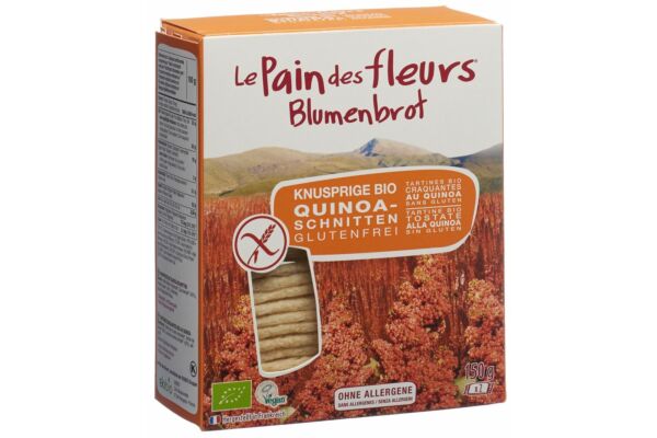 Le Pain des fleurs tartines croquantes au quinoa 150 g