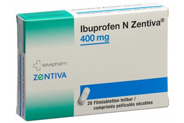 Ibuprofen N Zentiva Filmtabl 400 mg 20 Stk