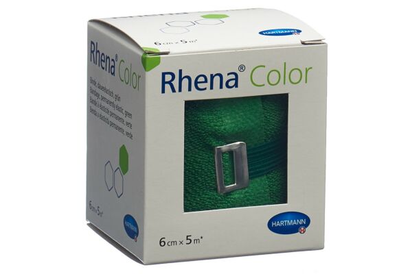 Rhena Color bandes élastiques 6cmx5m vert