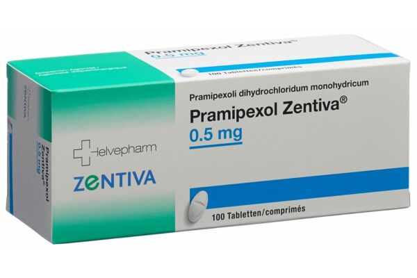 Pramipexol Zentiva Tabl 0.5 mg 100 Stk