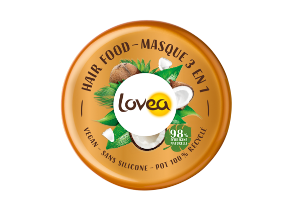 Lovea Hair Food Maske 3 in 1 Grüntee Kokos 390 ml