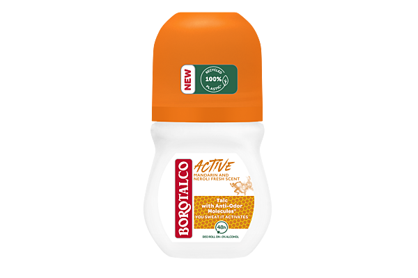 Borotalco Deo Active roll on mandarine et néroli 50 ml