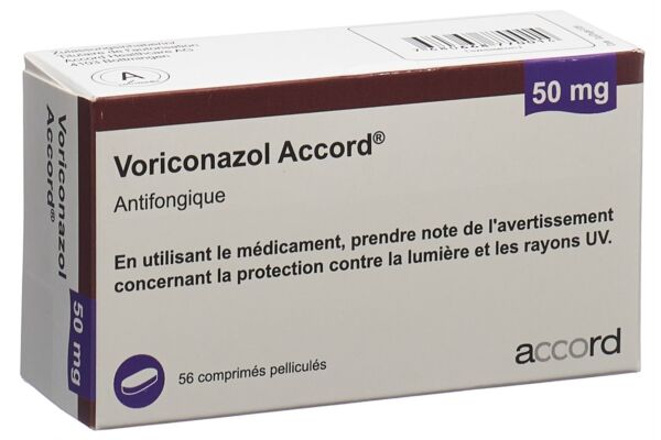 Voriconazol Accord cpr pell 50 mg 56 pce