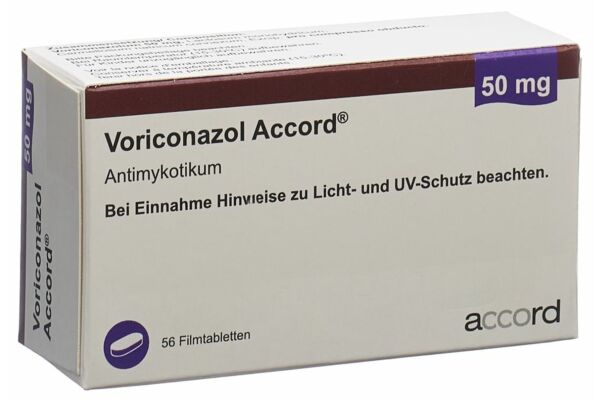 Voriconazol Accord cpr pell 50 mg 56 pce