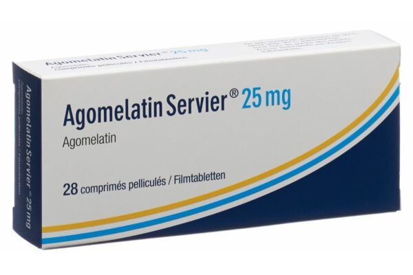 Agomelatin-Servier cpr pell 25 mg 28 pce