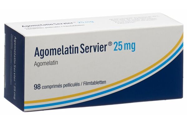Agomelatin-Servier cpr pell 25 mg 98 pce