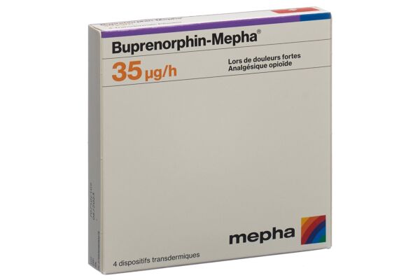 Buprenorphin-Mepha TTS 35 mcg/h sach 4 pce