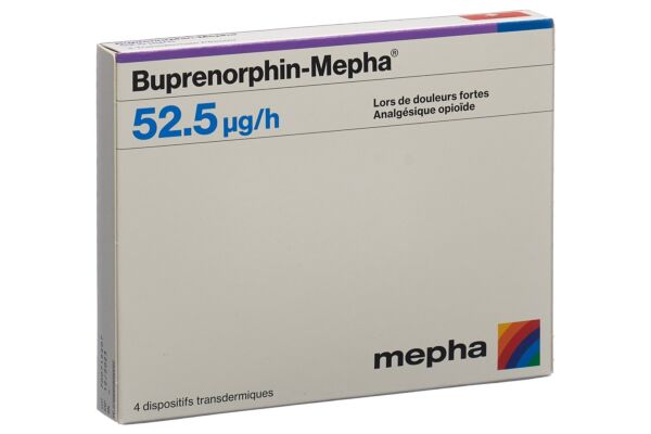 Buprenorphin-Mepha TTS 52.5 mcg/h Btl 4 Stk