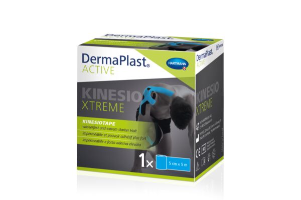 DermaPlast Active Kinesiotape Xtreme 5cmx5m blau