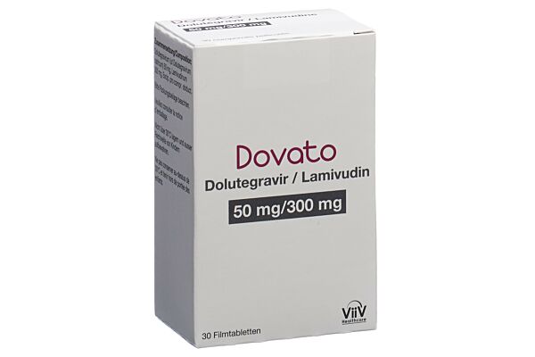 Dovato cpr pell 50/300 mg bte 30 pce