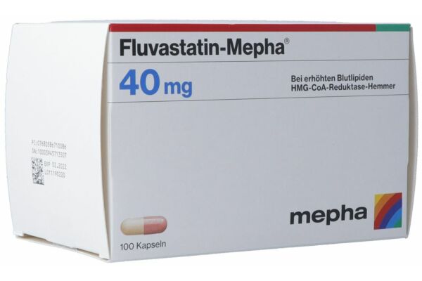 Fluvastatin-Mepha Kaps 40 mg 100 Stk