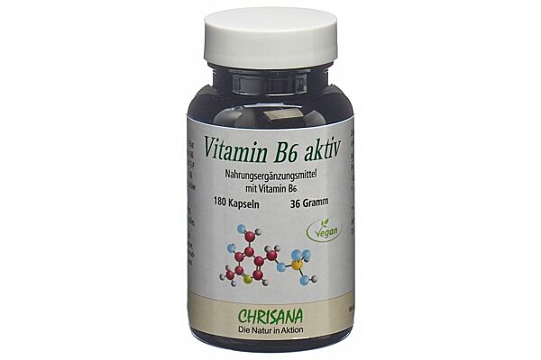 Chrisana Vitamine B6 active caps bte 180 pce