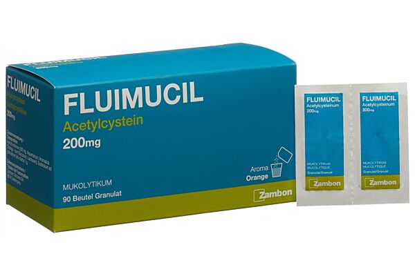 Fluimucil gran 200 mg adult sach 90 pce