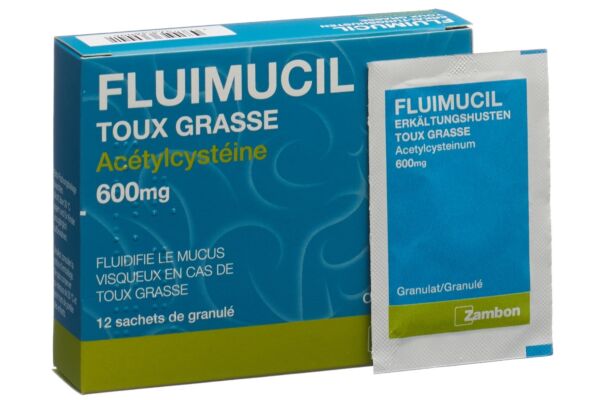 Fluimucil Erkältungshusten Gran 600 mg 12 Stk