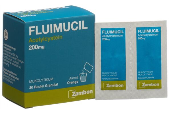 Fluimucil Gran 200 mg Erw Btl 30 Stk