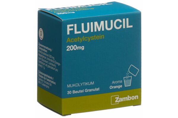 Fluimucil gran 200 mg adult sach 30 pce