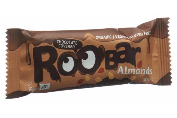 Roobar barre de chocolat aux amandes 30 g