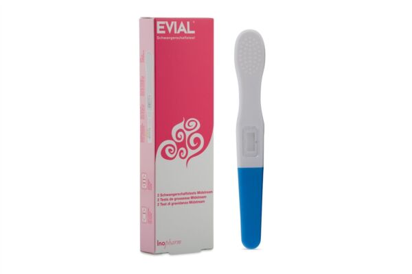 Evial test de grossesse Midstream 2 pce