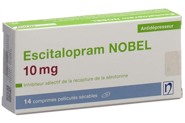 Escitalopram NOBEL cpr pell 10 mg 14 pce