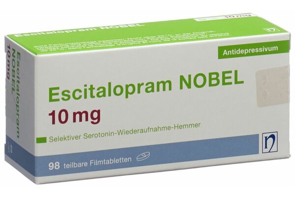 Escitalopram NOBEL cpr pell 10 mg 98 pce