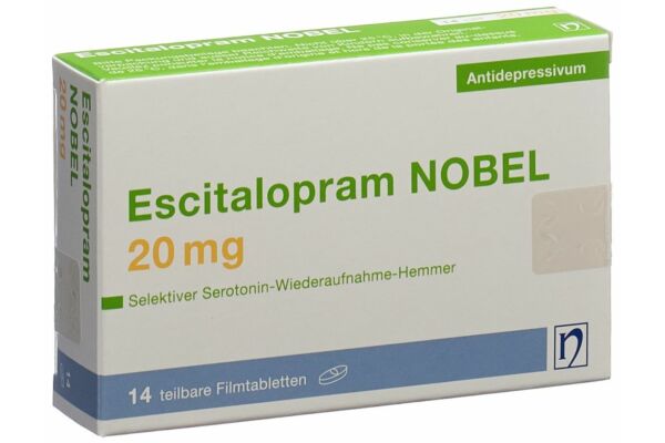 Escitalopram NOBEL cpr pell 20 mg 14 pce