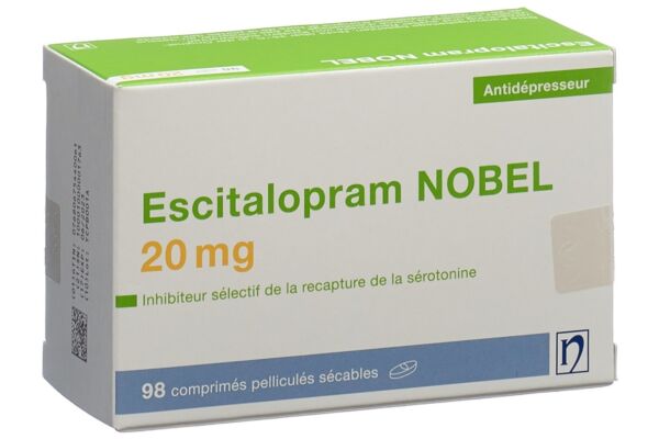 Escitalopram NOBEL cpr pell 20 mg 98 pce