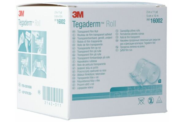 3M Tegaderm Roll pansement vulnéraire 5cmx10m transparent