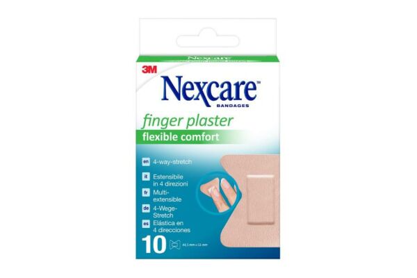 3M Nexcare Fingerpflaster Flexible Comfort 4.45x5.1cm 10 Stk