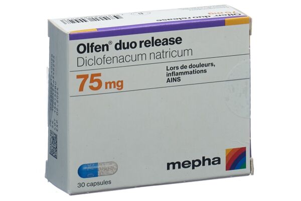 Olfen duo release caps 75 mg 30 pce