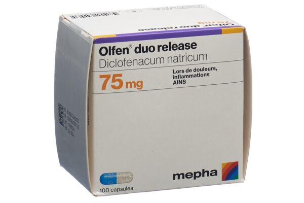Olfen duo release caps 75 mg 100 pce