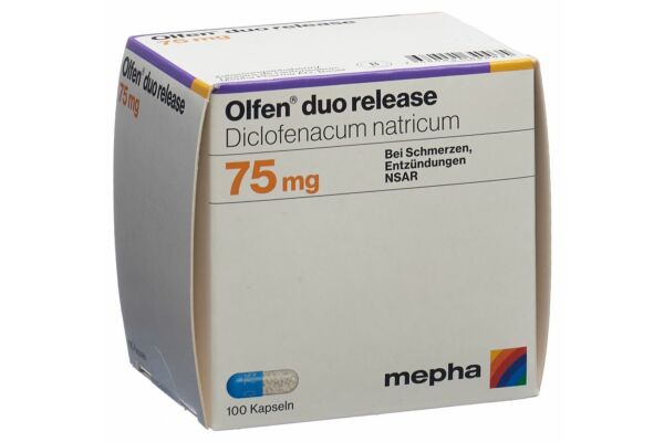 Olfen duo release caps 75 mg 100 pce