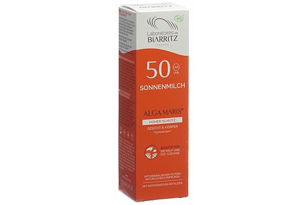 ALGA MARIS Sonnenmilch LSF50 ohne Parfum Disp 100 ml