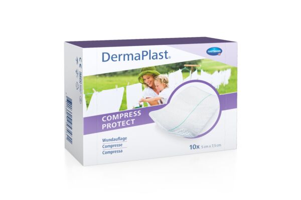 DermaPlast Compress Protect 5x7.5cm 10 pce