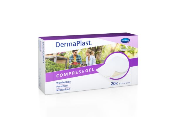 DermaPlast Compress Gel 5x5cm 20 pce