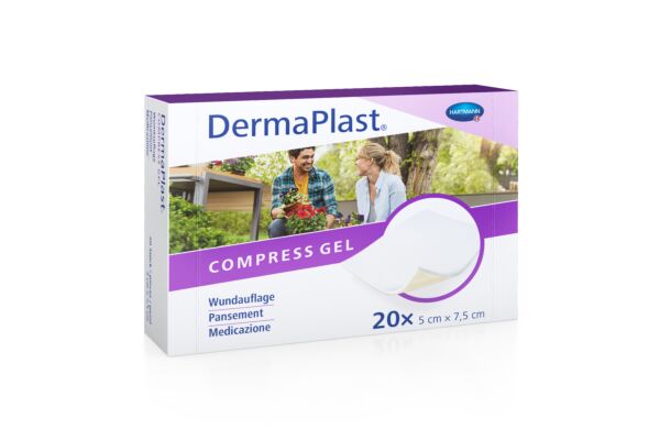 DermaPlast Compress Gel 5x7.5cm 20 Stk