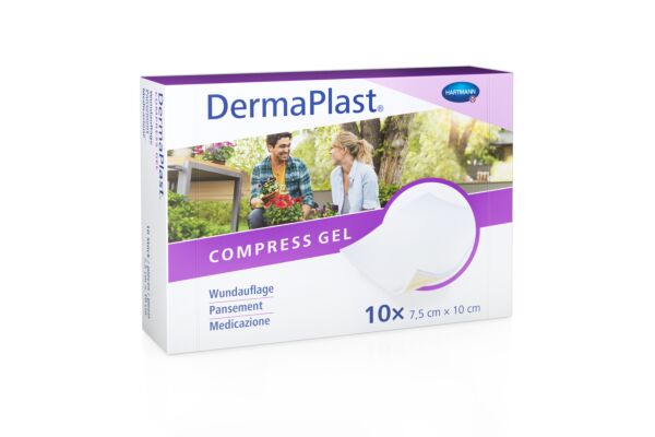DermaPlast Compress Gel 7.5x10cm 10 Stk