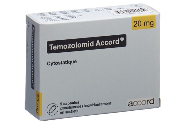 Temozolomid Accord Kaps 20 mg Btl 5 Stk