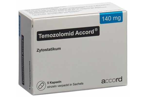 Temozolomid Accord caps 140 mg sach 5 pce