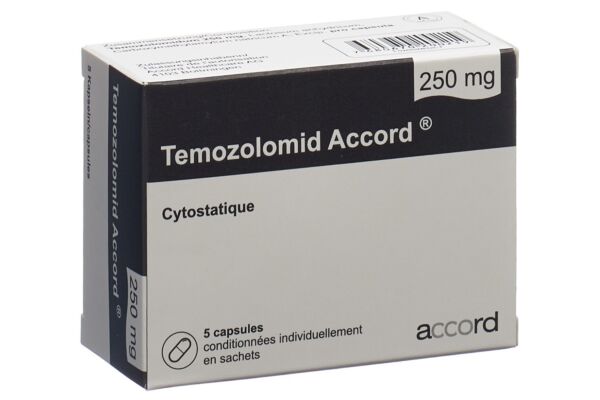 Temozolomid Accord caps 250 mg sach 5 pce