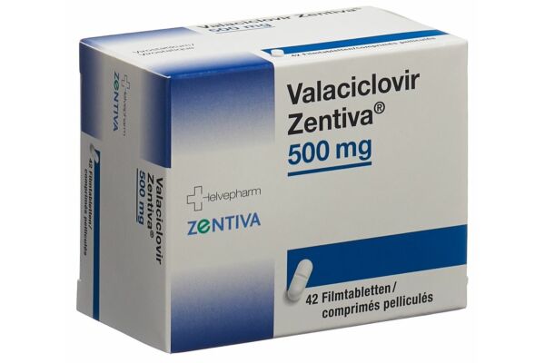 Valaciclovir Zentiva cpr pell 500 mg 42 pce