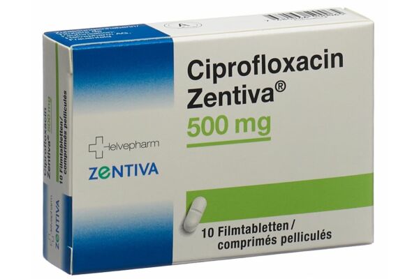 Ciprofloxacin Zentiva cpr pell 500 mg 10 pce