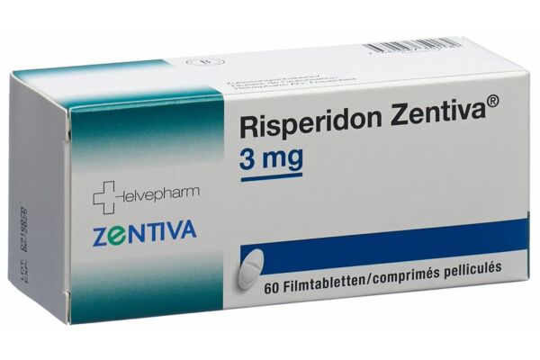 Risperidon Zentiva cpr pell 3 mg 60 pce