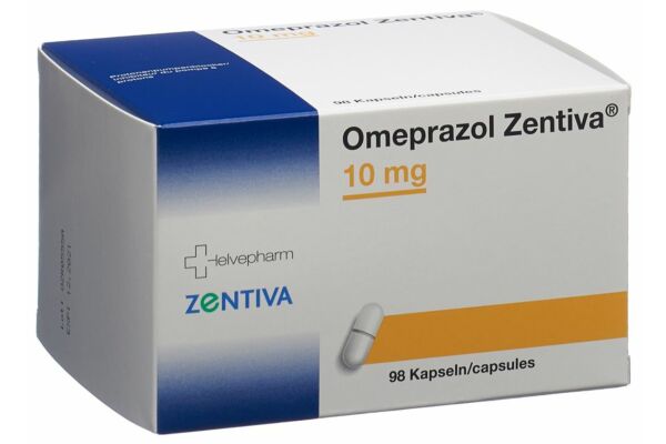 Omeprazol Zentiva caps 10 mg 98 pce