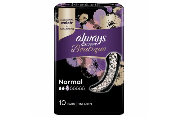 always Discreet Boutique incontinence Pads normal 10 pce