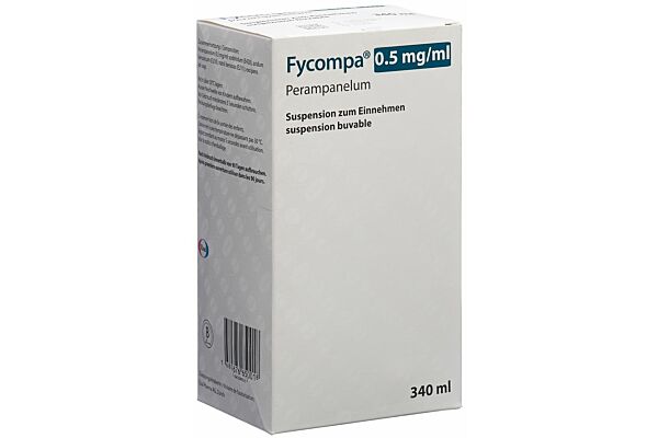 Fycompa susp 0.5 mg/ml buvable fl 340 ml