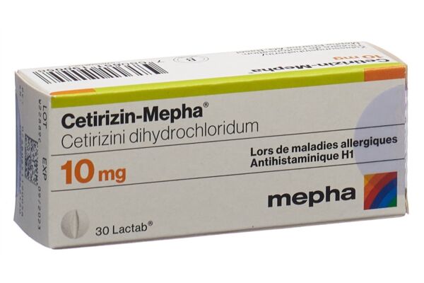 Cetirizin-Mepha Lactab 10 mg 30 Stk