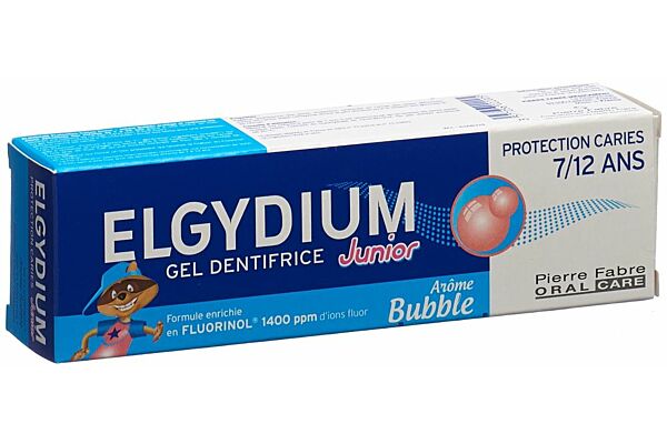 Elgydium Junior Bubble 7-12 ans dentifrice 50 ml